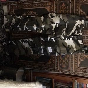 Gray Army Hip Hop Cargos